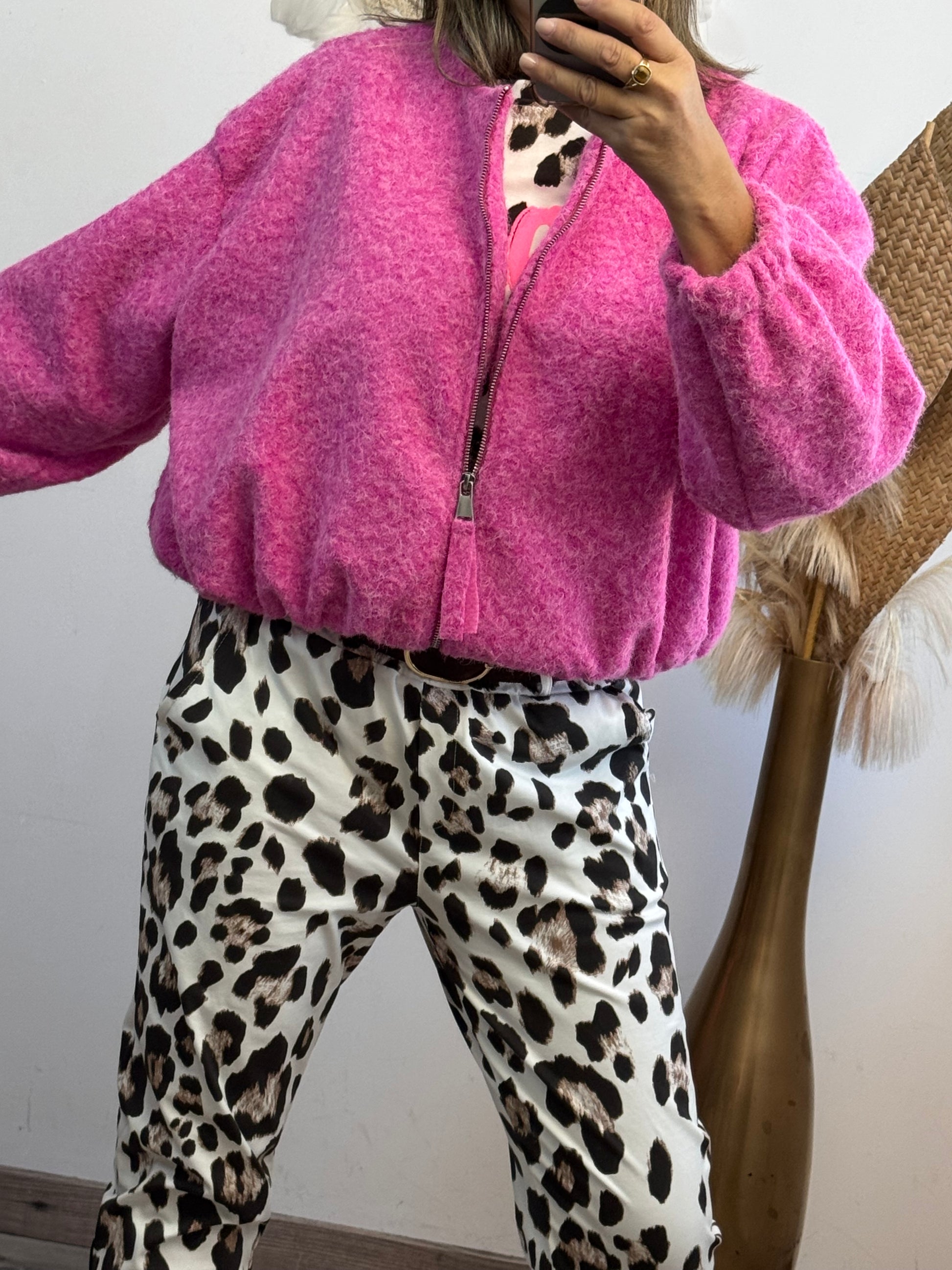 Blouson rose fuchsia TU 40/46