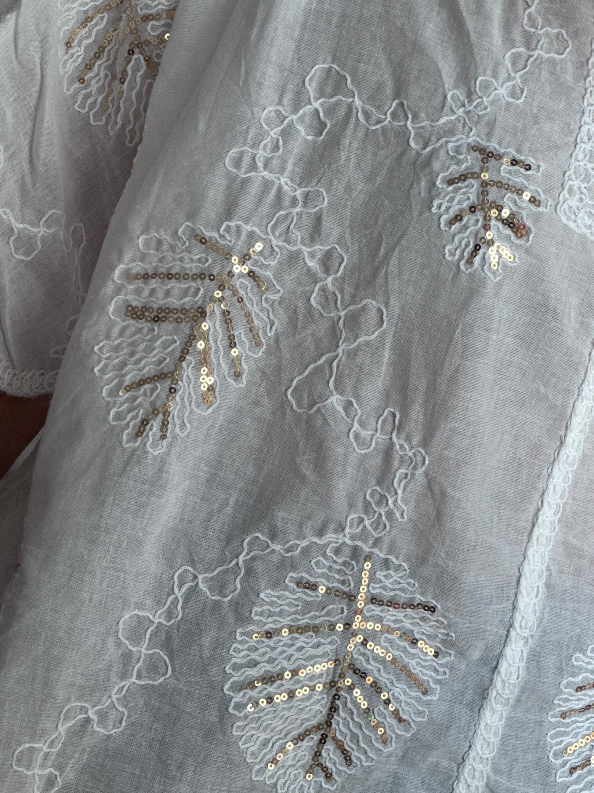 Blouse bohème blanche