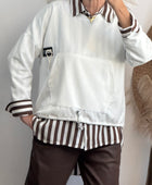 Sweat-shirt blanc Mael