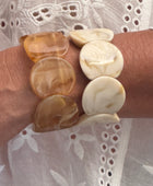 Bracelet bohème beige ou marron