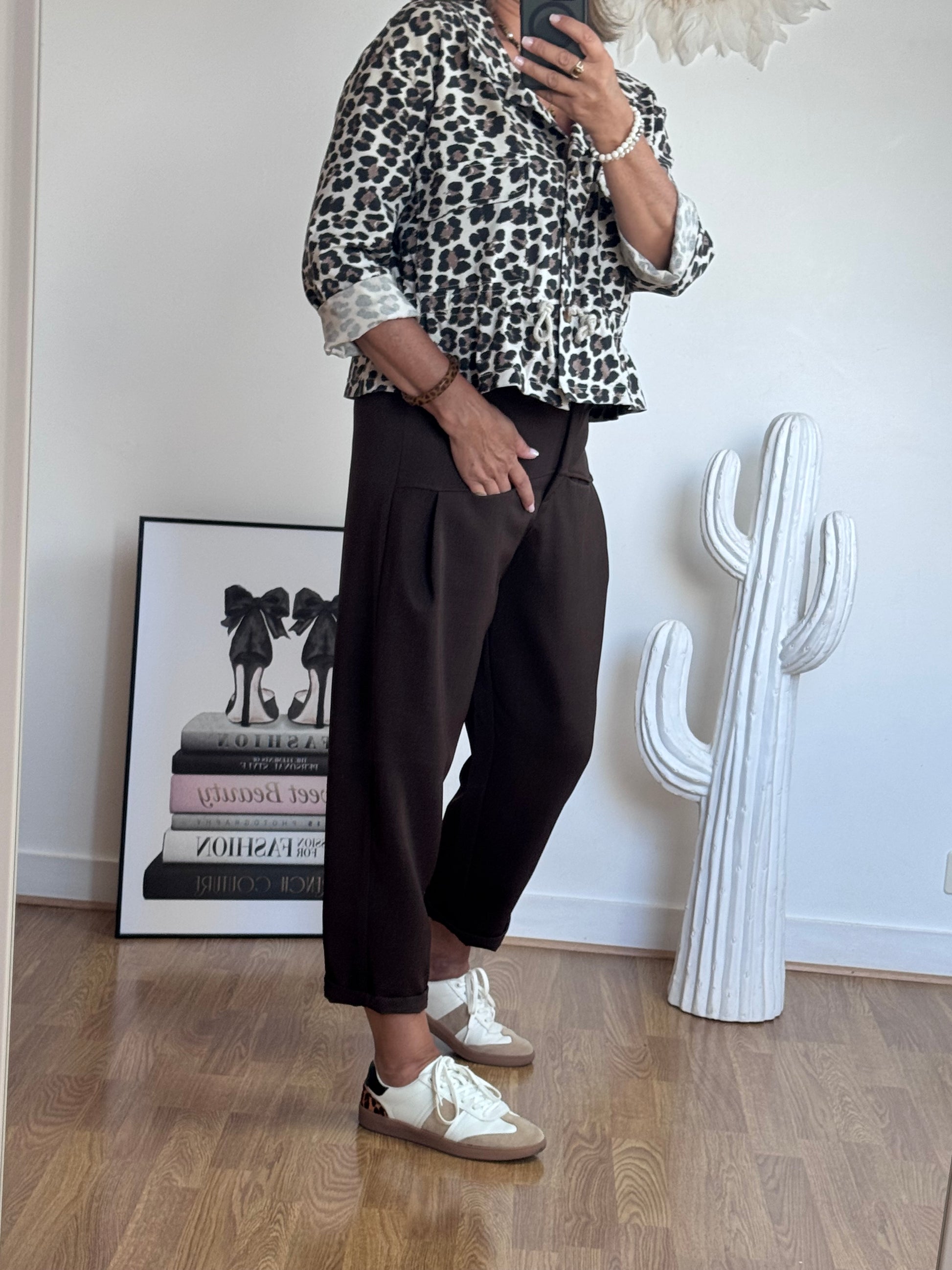 Pantalon Gabriel marron TU 36/42