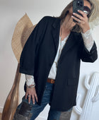 Veste blazer casuel noir TU 40/48