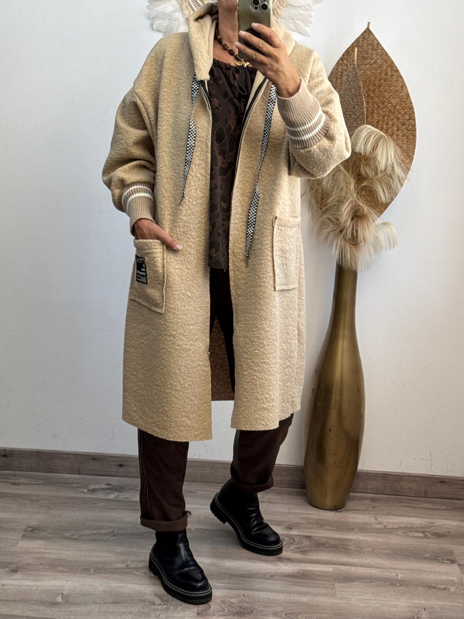 Manteau Octave beige
