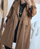 Manteau Arizona suédine camel