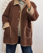 Veste épaisse marron TU 44/50