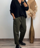 Pantalon Sacha kaki TU 42/50