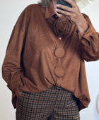 Chemise ou veste Louiza camel