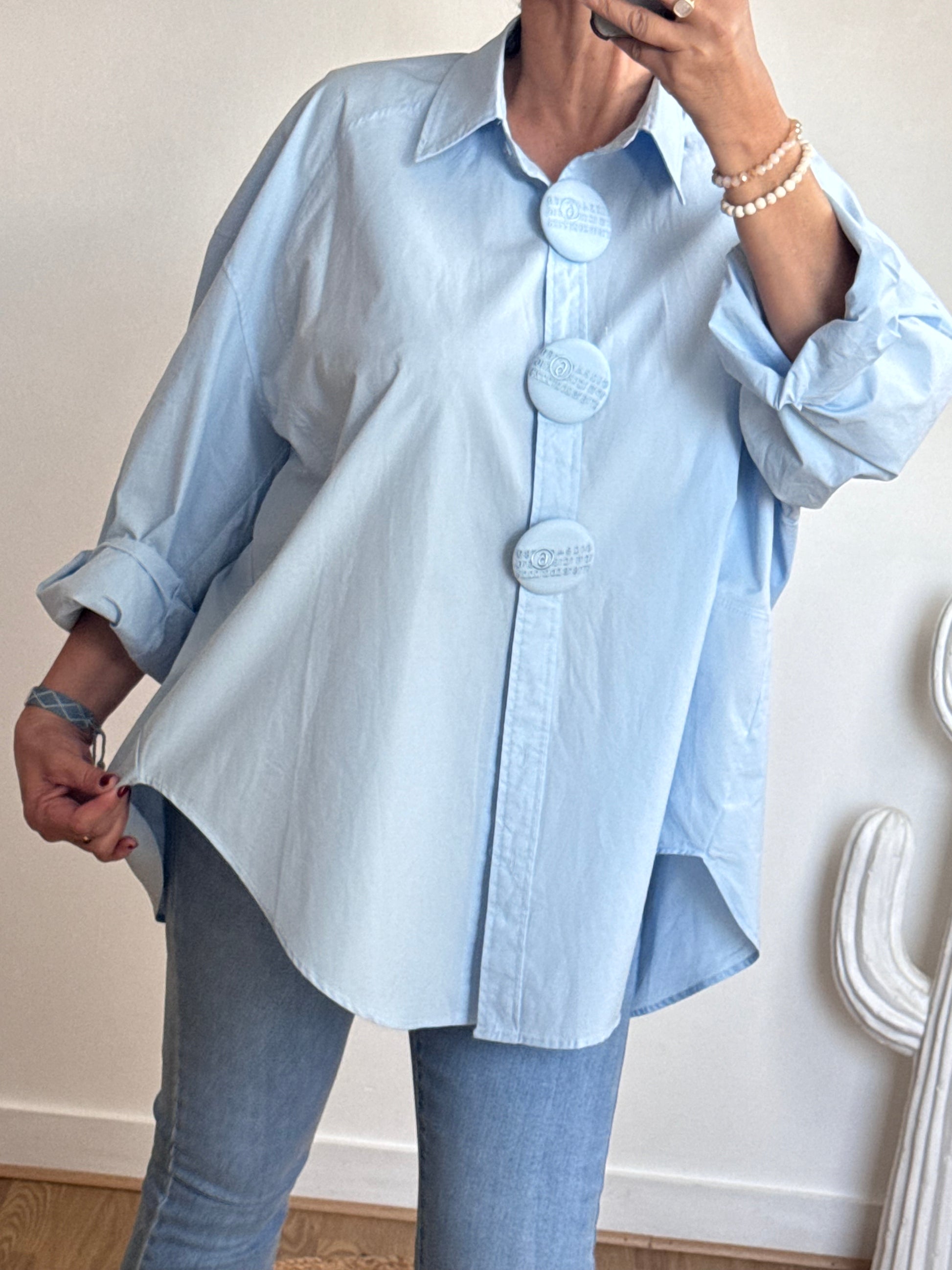 Chemise Capucine bleu
