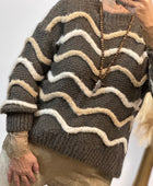 Pull d’hiver marron taupe