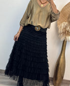 Jupe noire tulle