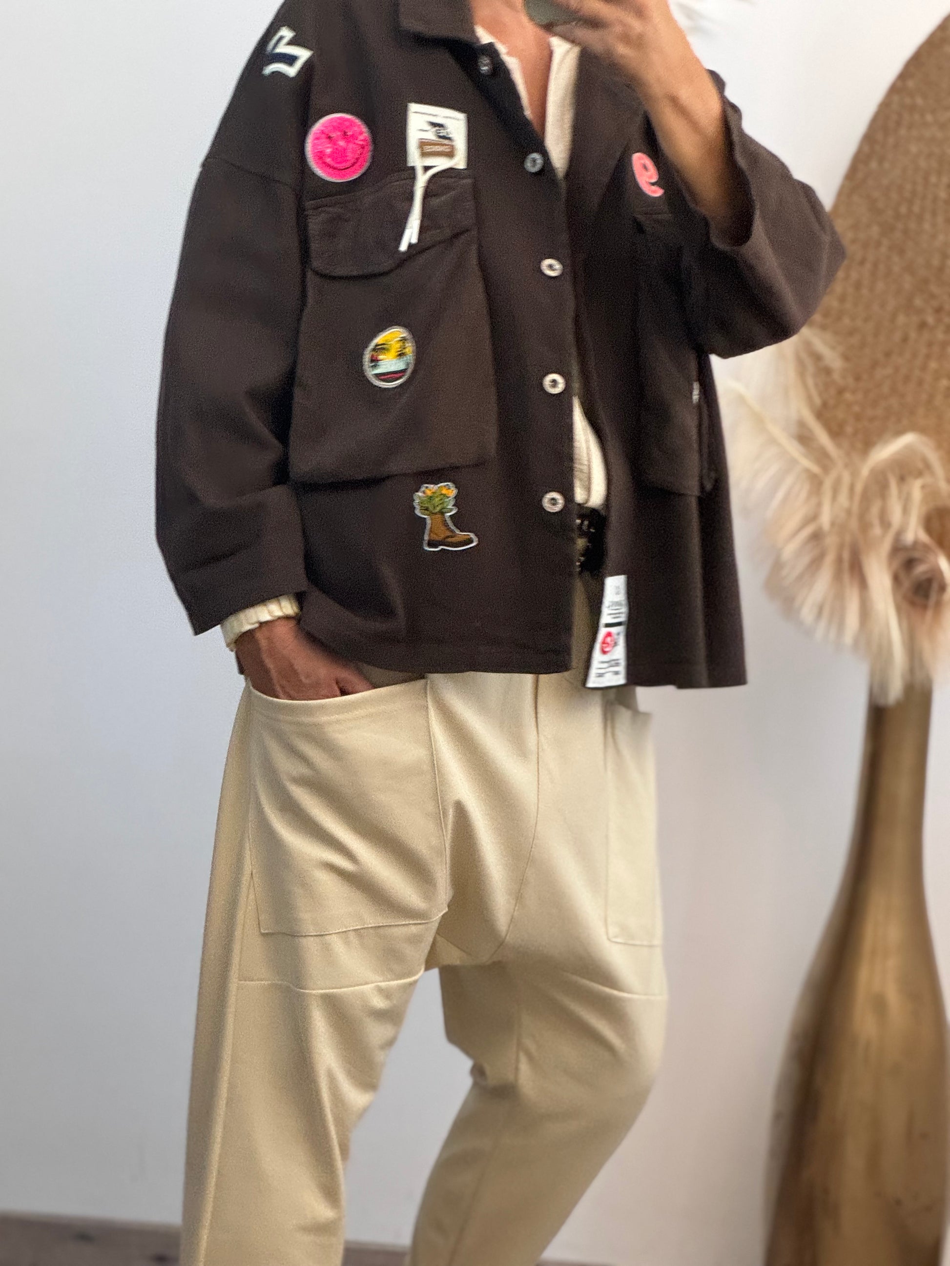 Veste marron casuel