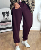 Pantalon Gabriel lie de vin TU 36/42