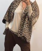 Veste poncho Léo