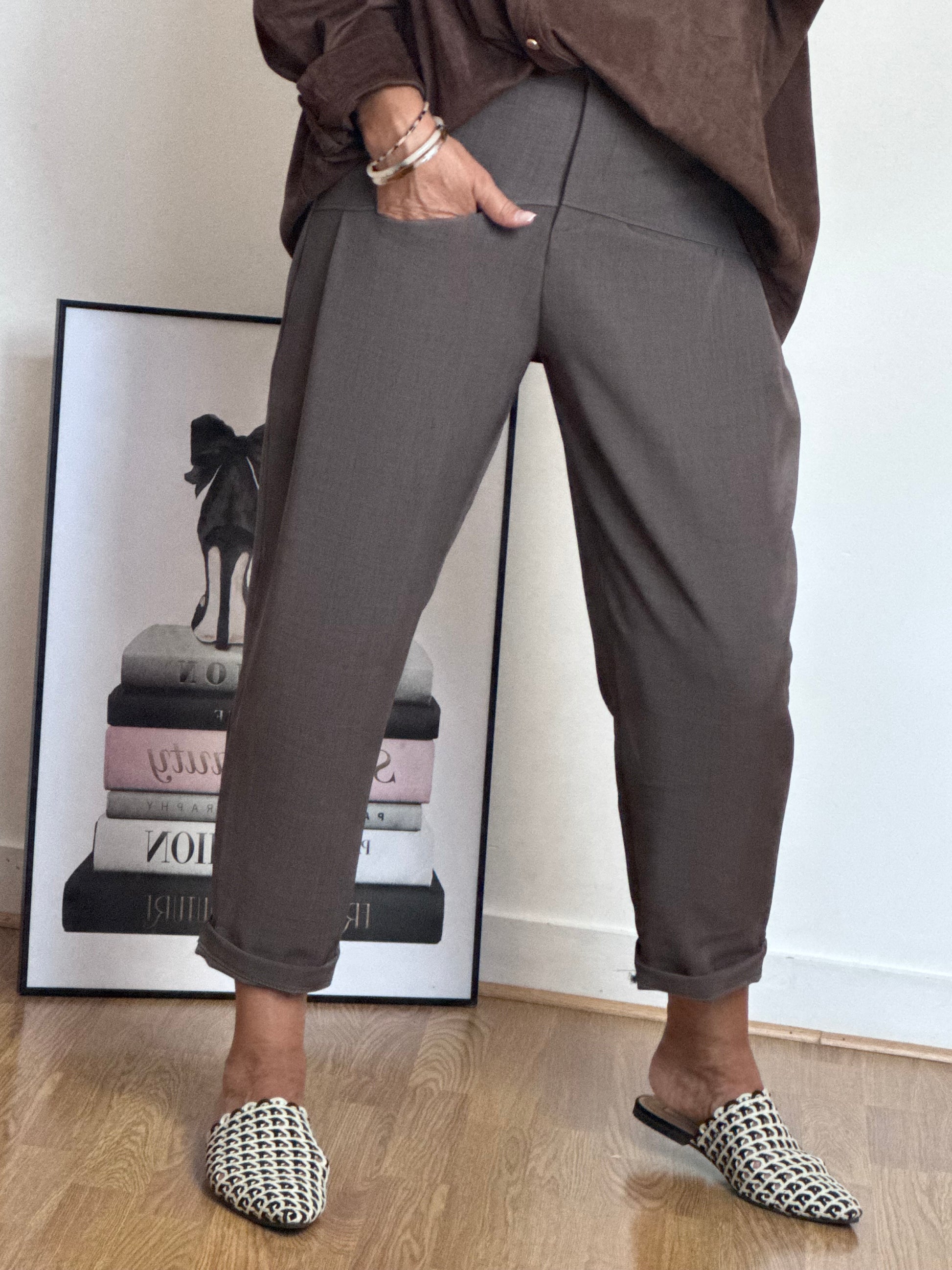 Pantalon Gabriel taupe TU 36/42