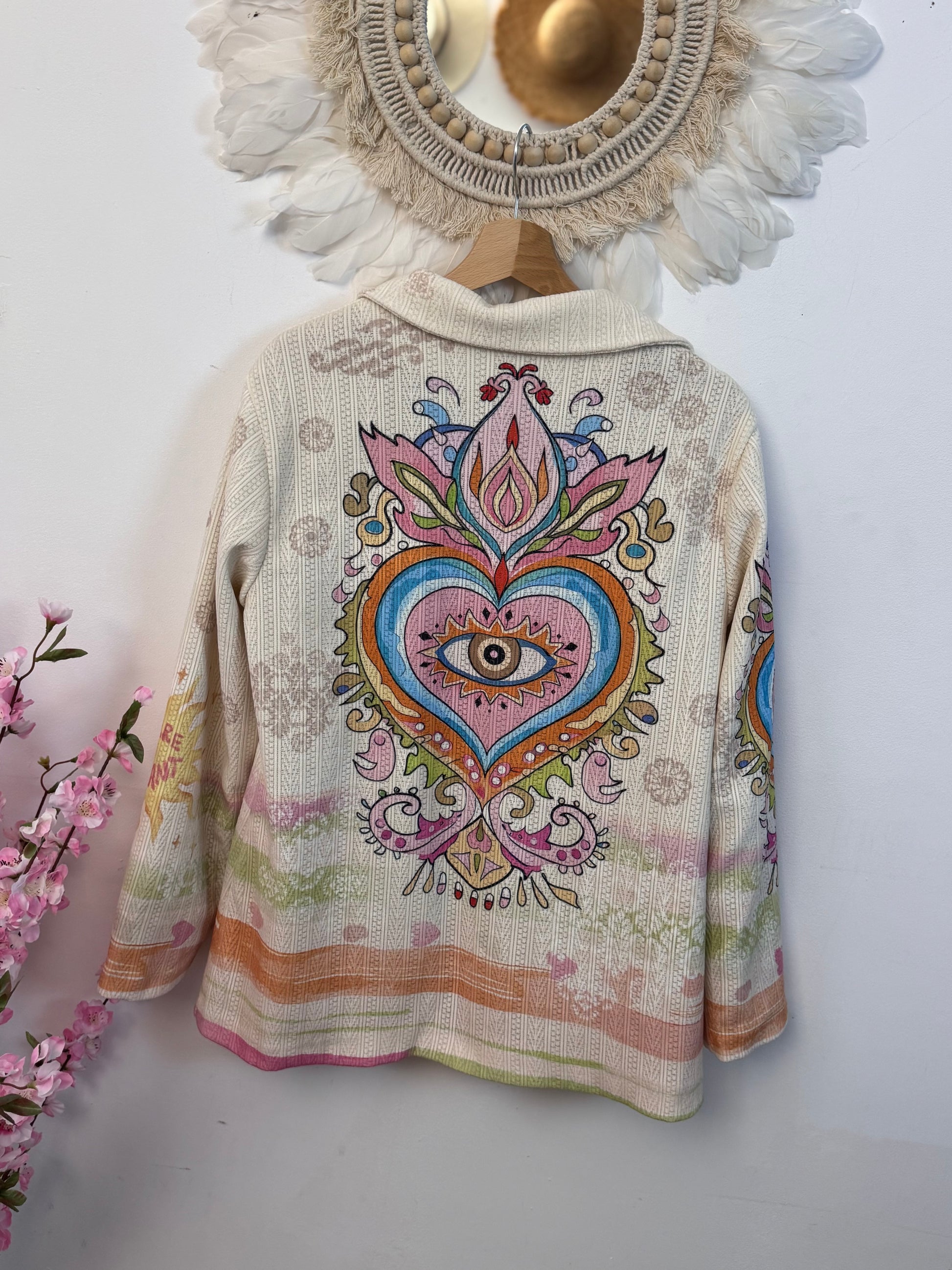 Veste blazer love et œil