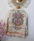 Veste blazer love et œil