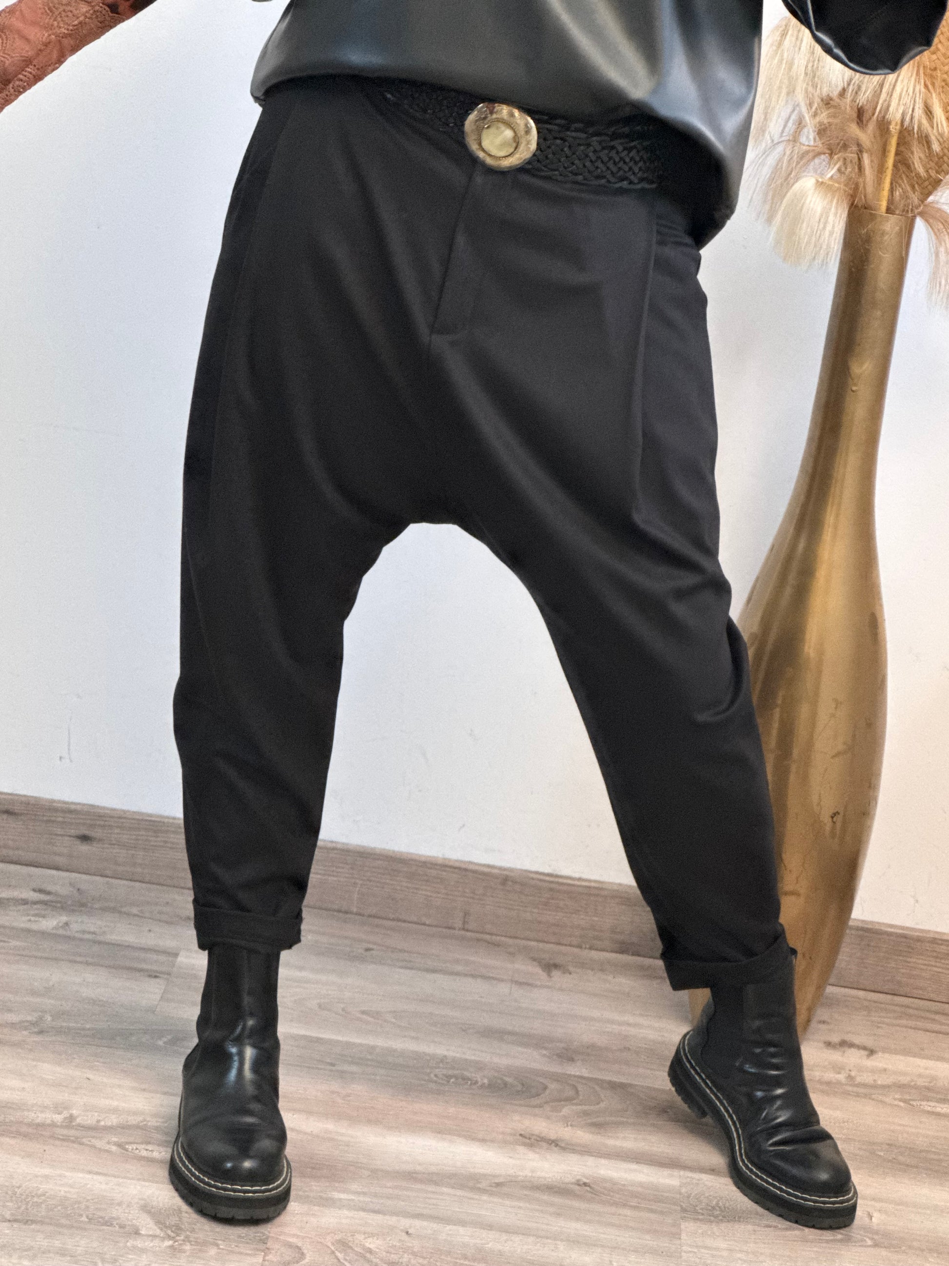 Pantalon saroual noir