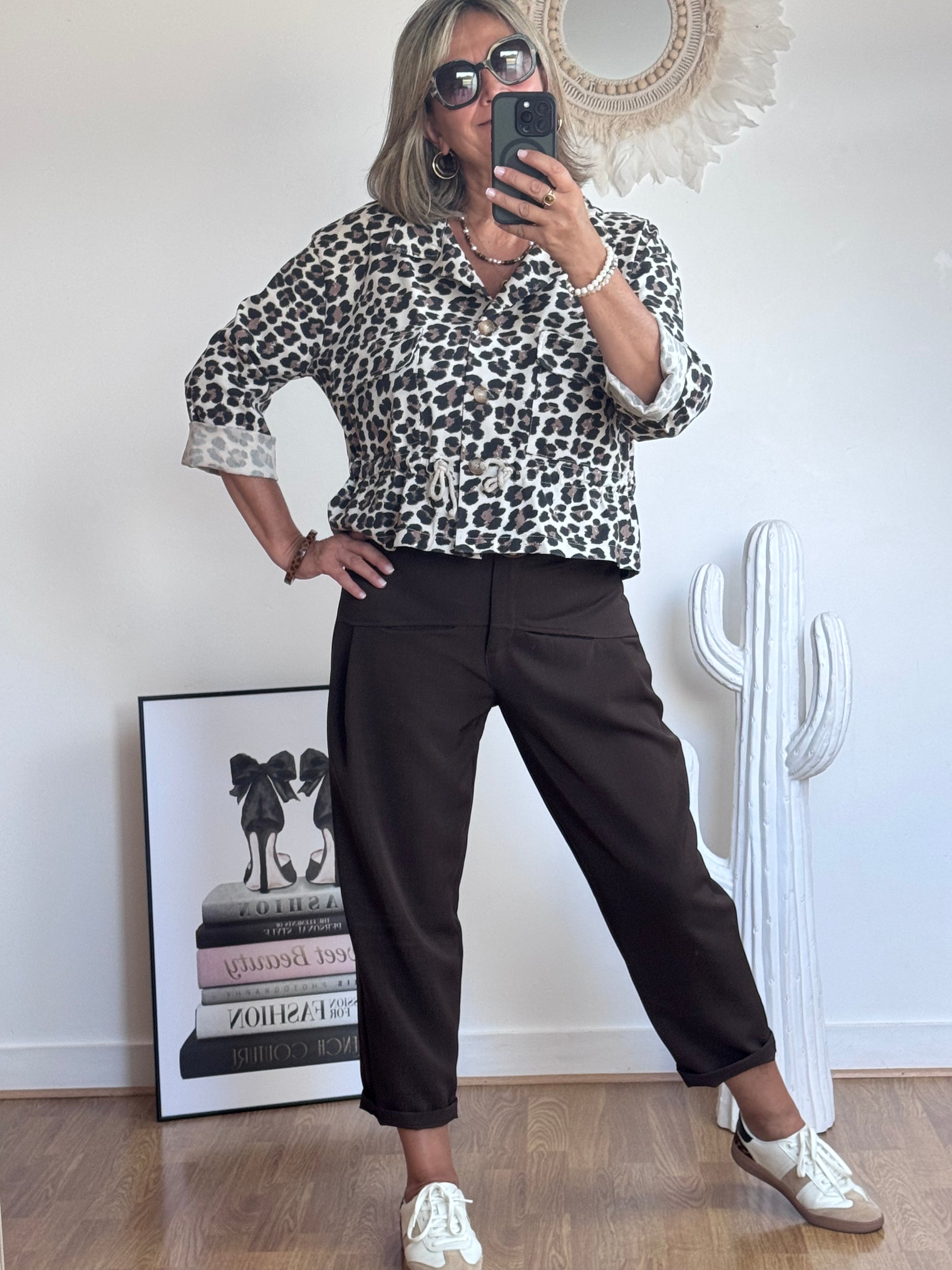 Pantalon Gabriel marron TU 36/42