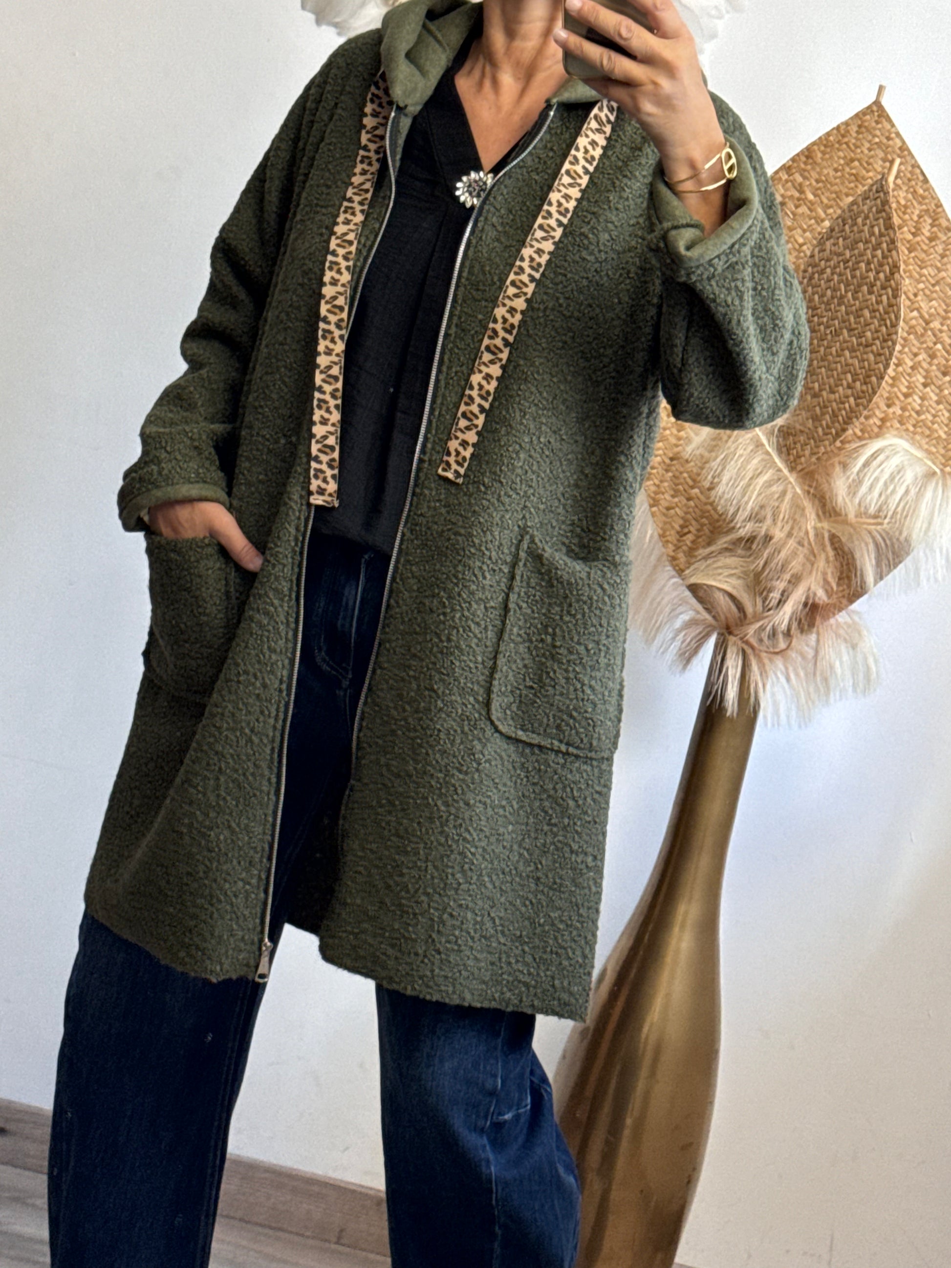 Manteau Jules kaki