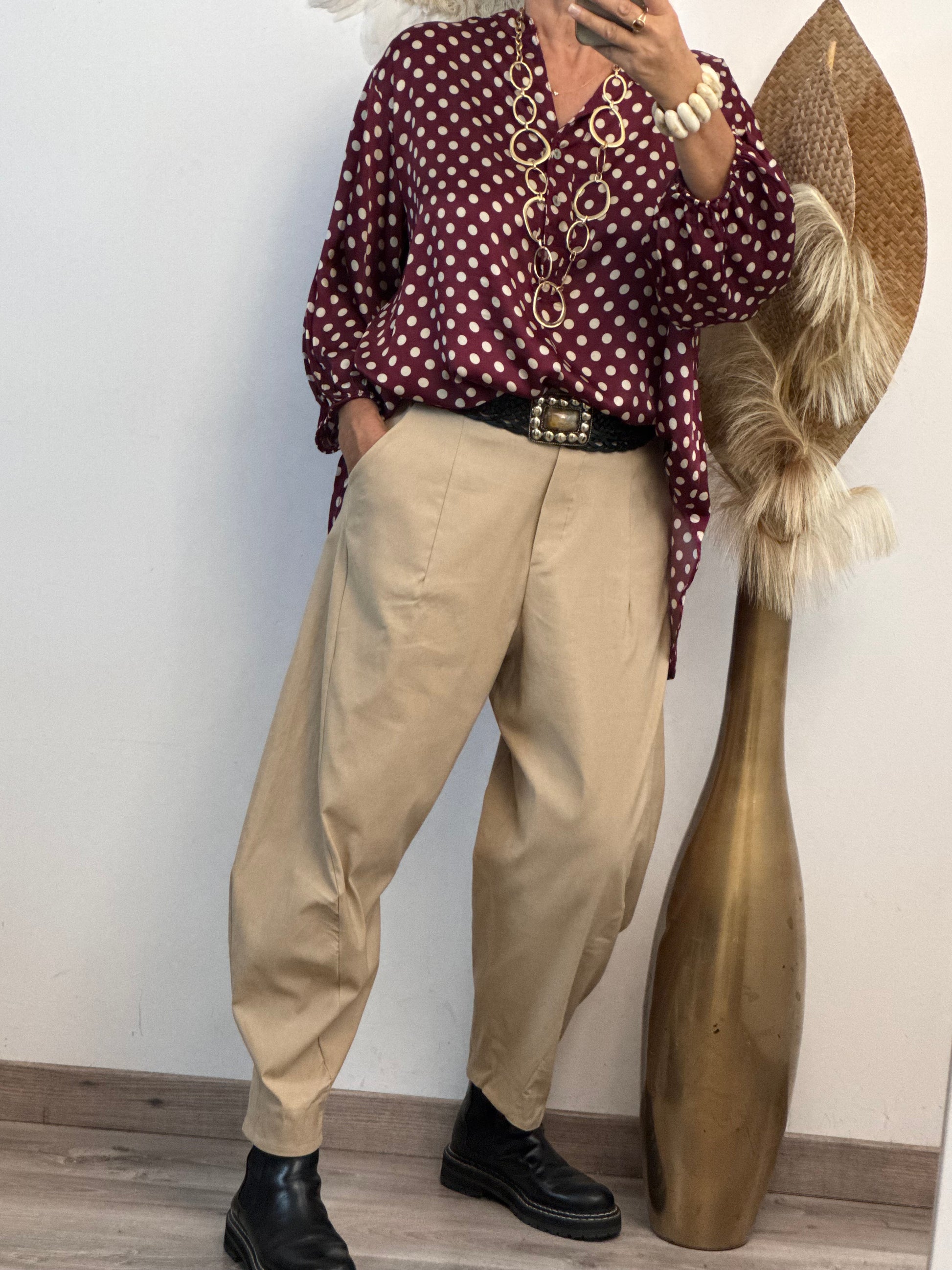 Pantalon Alex beige