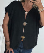 Gilet mohair noir