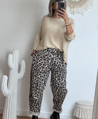 Pantalon Léo beige