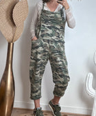 Salopette camouflage kaki