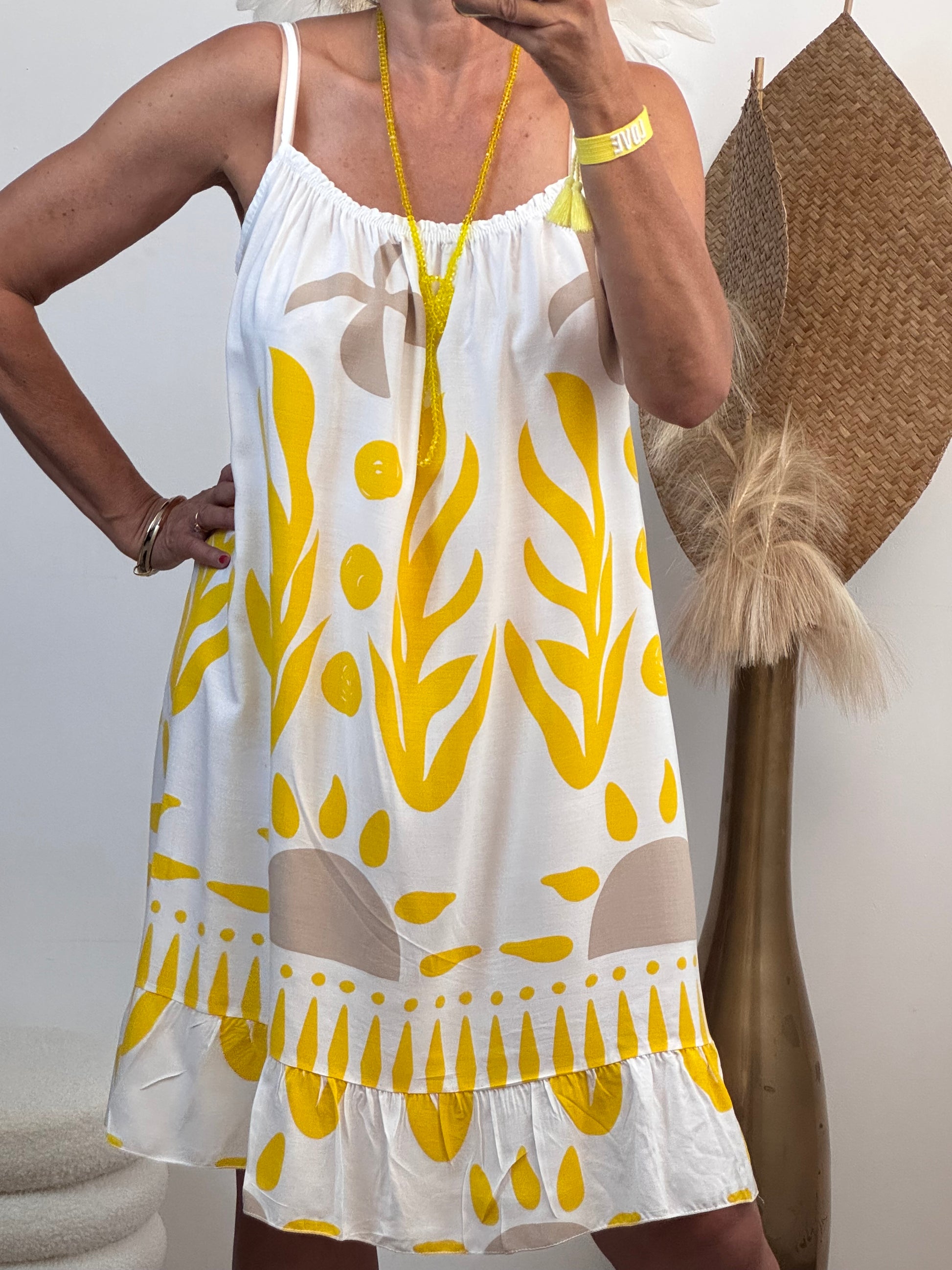 Robe d’été Ninon jaune