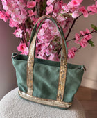 Sac vanes toile verte (petit modèle)