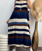 Robe longue Clara Marine