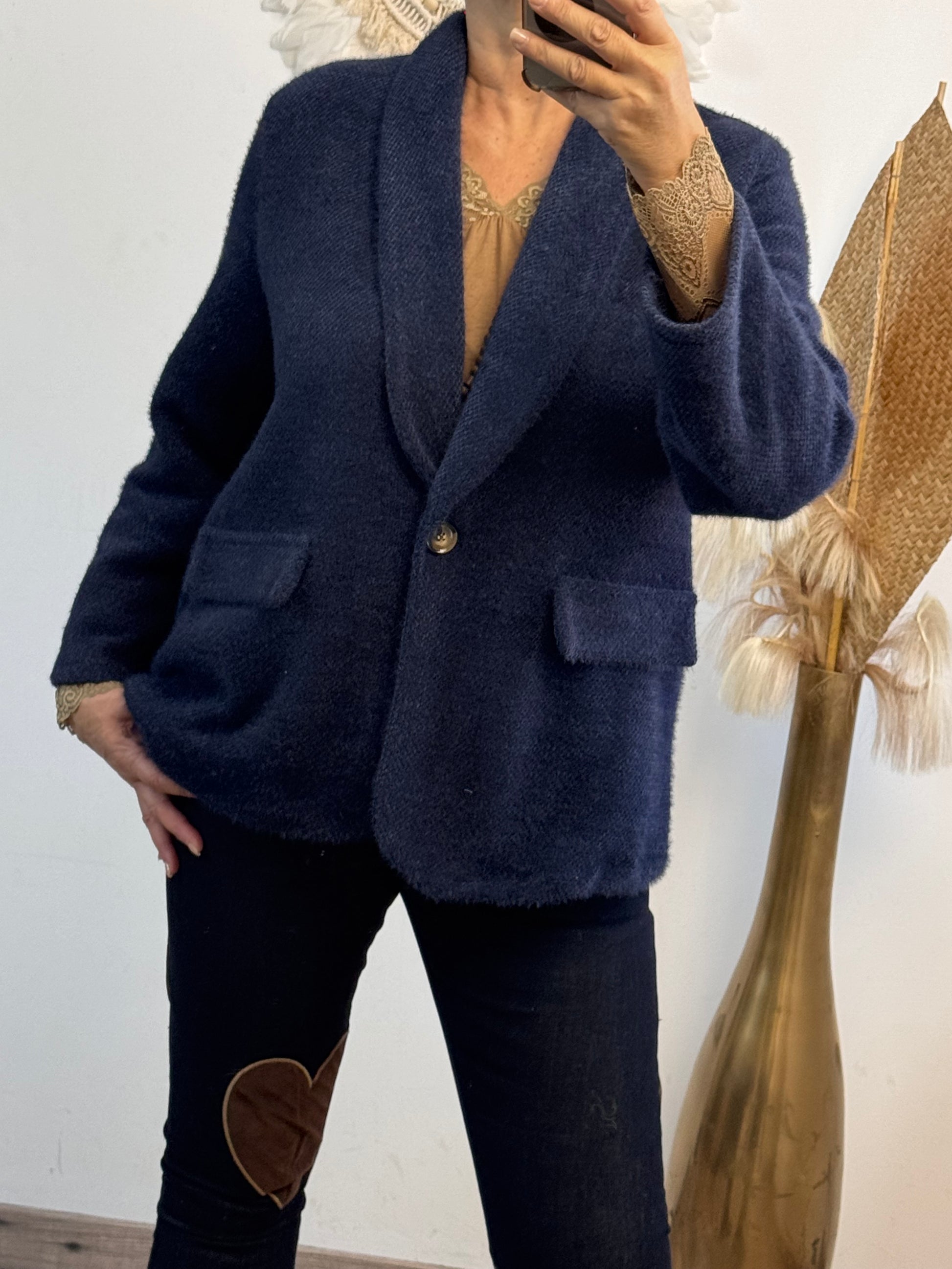 Blazer d’hiver bleu TU 36/44