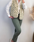 Pantalon jeans skinny kaki