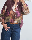 Blouse Lola lie de vin