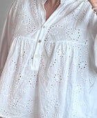Blouse broderie blanche TU 38/48