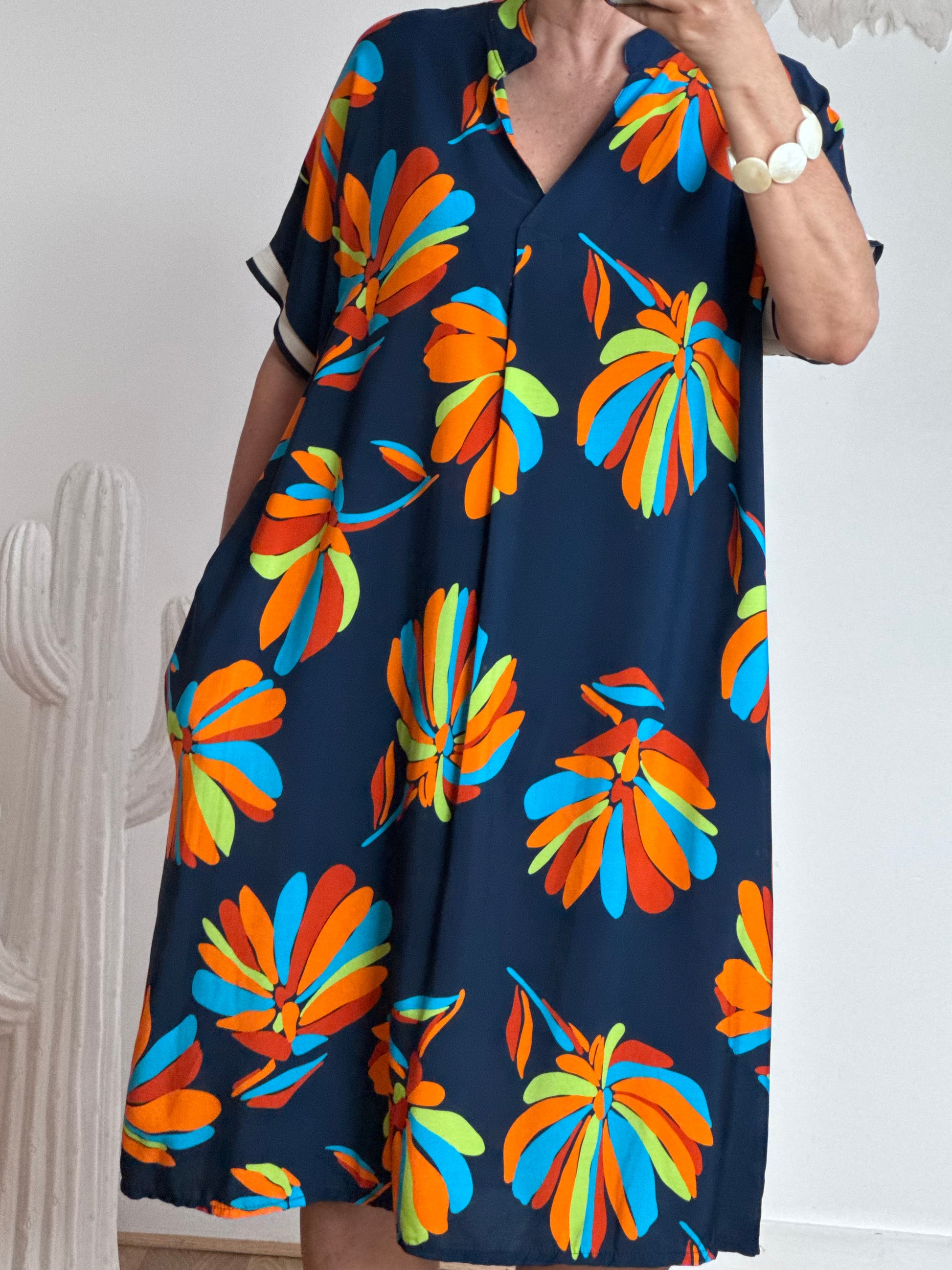 Robe fluide marine