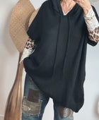 Pull oversize noir