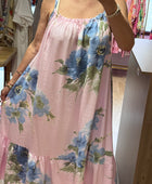 Robe fleurie rose