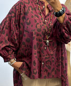 Blouse Rosalie lie de vin