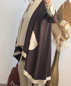 Manteau Félix beige et marron