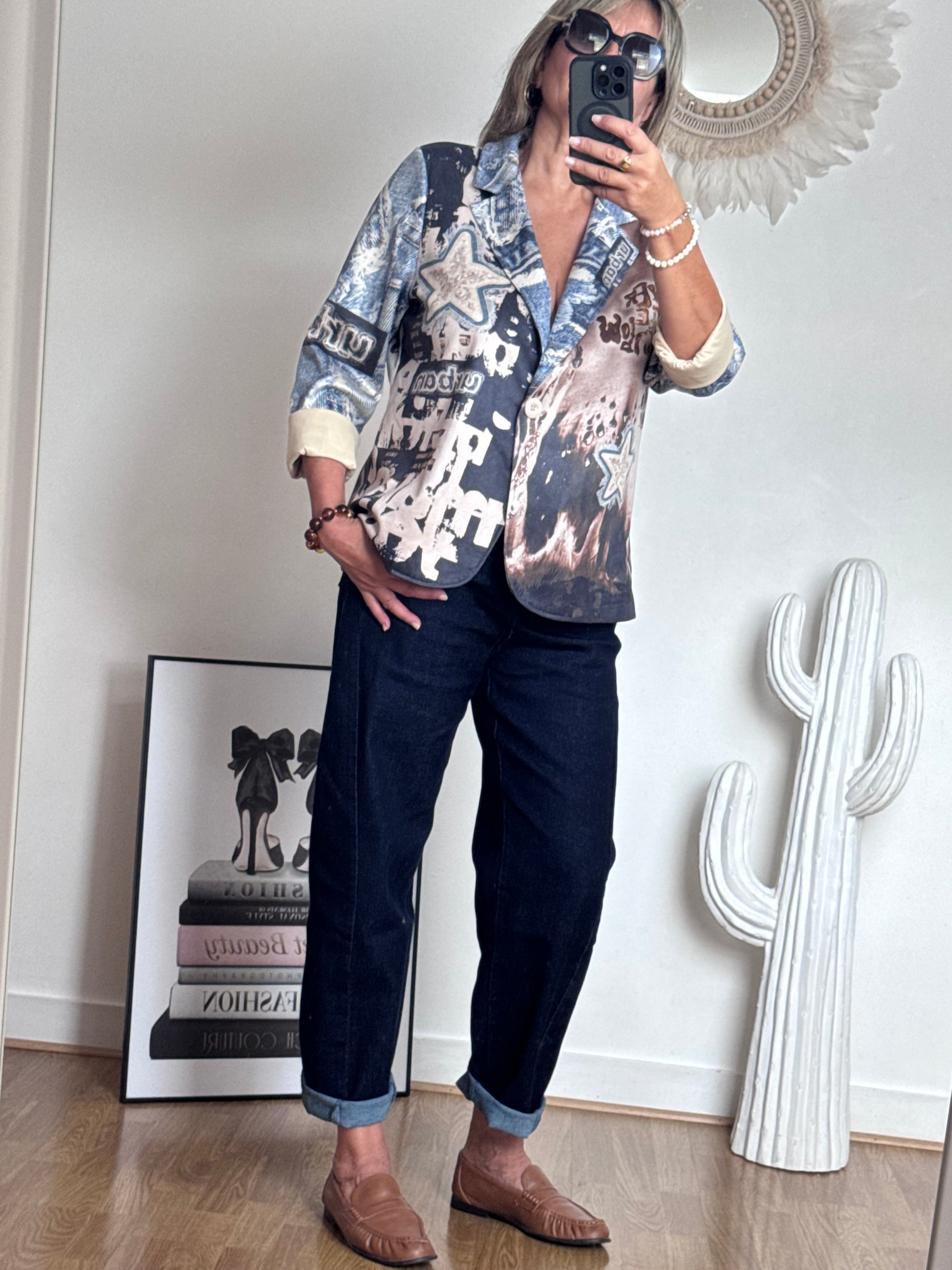 Jeans ballon brut