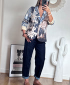 Jeans ballon brut