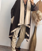 Manteau Félix beige et marron