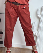 Pantalon confort Arthur terracotta TU 38/48
