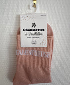 Chaussettes pailletées talentueuse