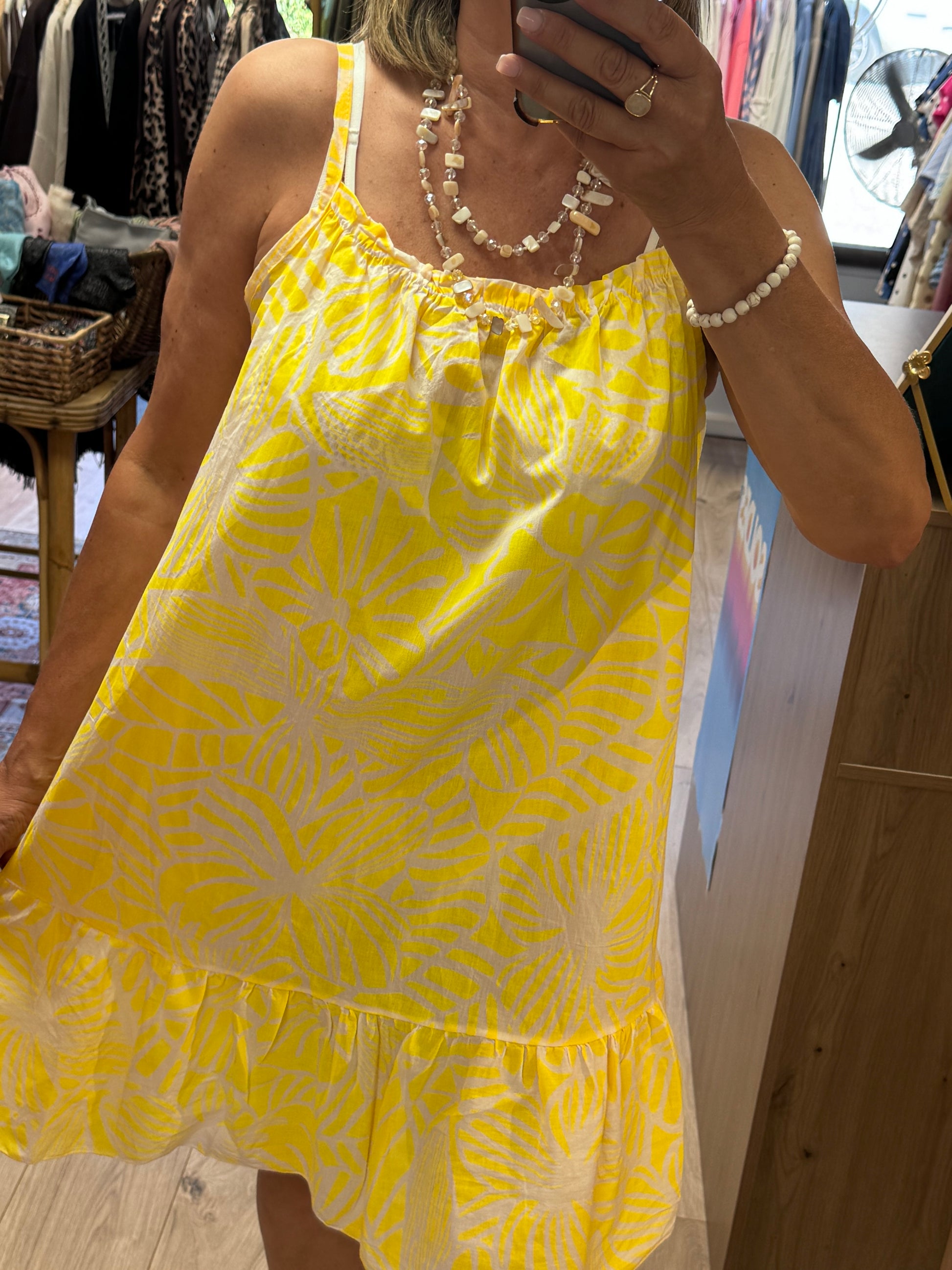 Robe d’été en coton multiples imprimés du 1 au 9