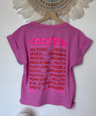Teeshirt Cocktail rose