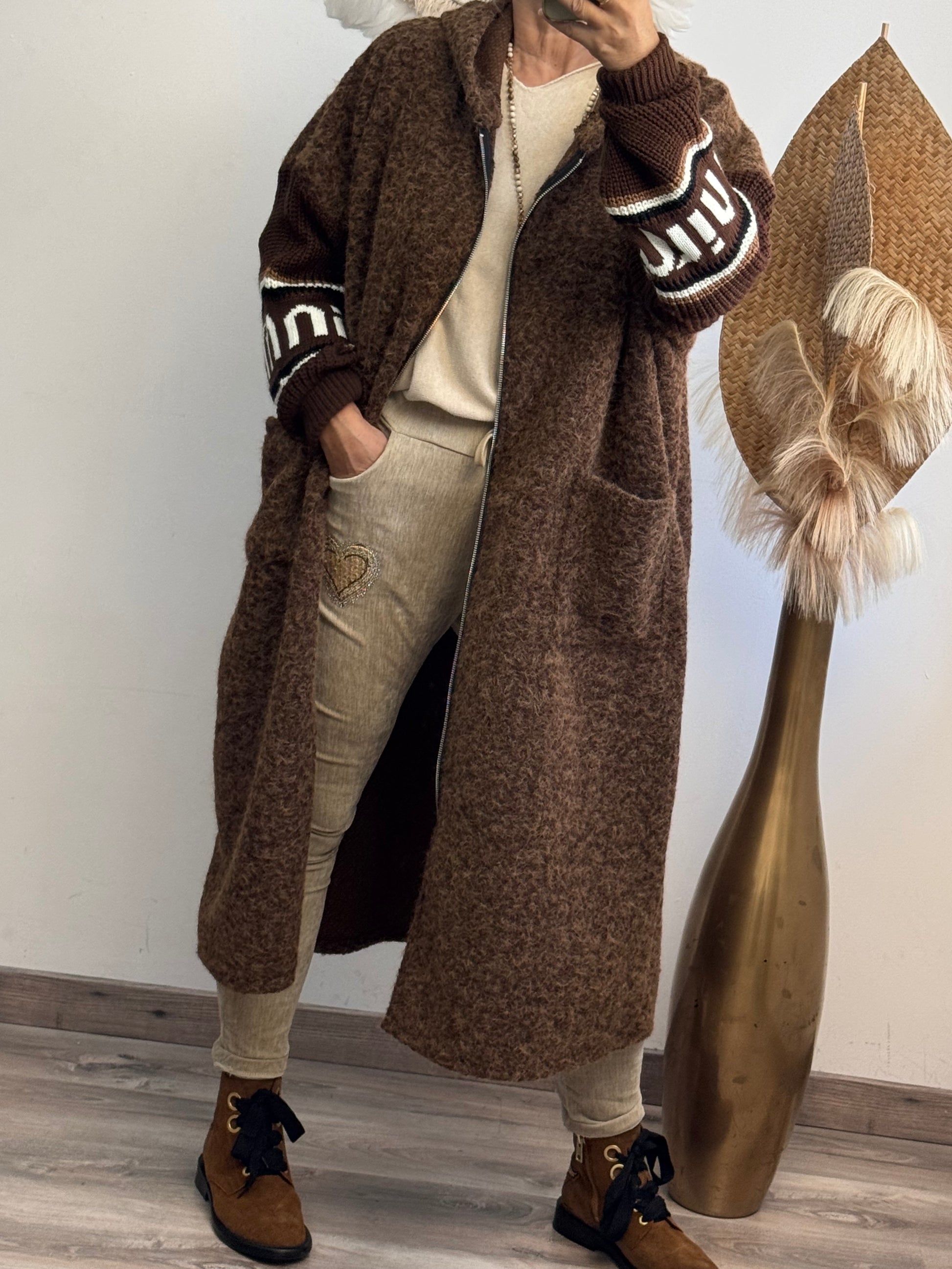 Manteau Esteban marron