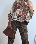 Blouse horse beige
