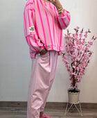 Pantalon saroual rose