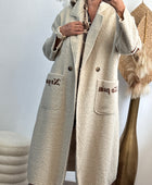 Manteau long beige